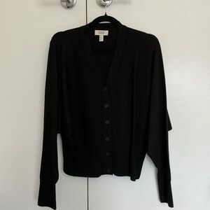 COS Black cropped cardigan